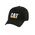 Hat with a peak CAT, black