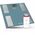 TERRAILLON 14874 Smart Connect  Blue personal scales and bod