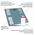 TERRAILLON 14874 Smart Connect  Blue personal scales and bod