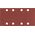 Rectangular sanding sheets BOSCH, 93 x 186 mm, K180, 10 pcs.