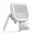 LED spotlight LEDVANCE FL GEN4, IP66, 6/8W 4000K 800/1200lm with motion sensor, white