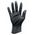 Disposable nitrile gloves with rough palm GRIPAZZ, black, size 2XL (50pcs.)