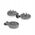 KLIPS DO MOCOWANIE SIATEK CIENIUJĄCYCH SZARY /10szt. BUNGEE CORD CLIPS