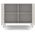 Komoda KAMARO 2D SLIM KASZMIR Lamele Front Ryflowany