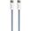 Kabel Puro Fabrik 60W USB-C - USB-C 1,5m - niebieski