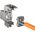 Moduł Keystone RJ45 Cat6a STP, Slim, Shortbody, metal