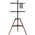 Stojak tripod TV 32-65" do 32kg regulowany z półką drewniany