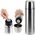 Stainless steel thermos 1L, 2 cups