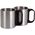 Stainless steel thermos 1L, 2 cups