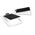 KANTO AUDIO DESKTOP SPEAKER STANDS FOR MIDSIZE SPEAKERS - WHITE (PAIR)