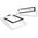 KANTO AUDIO DESKTOP SPEAKER STANDS FOR SMALL SPEAKERS - WHITE (PAIR)