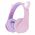 Ακουστικά PowerLocus BT P2 Kids Cat Ears Purple/P