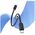 Kabel USAMS KY Series US-SJ691 60W USB-C do USB-C 1m czarny