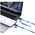 Kabel USAMS KY Series US-SJ689 2.4A      USB-A do Lightning 1m czarny