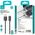 Kabel USAMS KY Series US-SJ689 2.4A      USB-A do Lightning 1m czarny