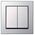 TWO WAY SWITCH IP6+6-10-201-01 METAL EP