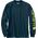 Carhartt Koszulka Carhartt Heav Sleeve Logo Night Blue