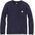 Carhartt Koszulka Carhartt WK126 Workwear Pocket L/S Navy