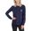Carhartt Koszulka Carhartt WK126 Workwear Pocket L/S Navy