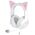 Razer Ausinės | Kraken Kitty V2 | su laidu | Over-ear | Mikrofonas | Noise canceling | Baltas