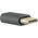 Adapter USB Qoltec USB-C - microUSB Szary  (50478)