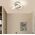 Lampa sufitowa SUFITOWA LAMPA LED 70 diod LED 24W 26x10x10cm biała ZD77D