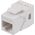 Deltaco Deltaco MD-118, Flat, White, RJ-45, RJ-45, Female, Female