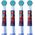 Oral-B Kids Pro Kids3+, 4 τεμ., Πολύχρωμο, Λευκό, Spider-Man, 3 έτη, Blister