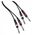 ΚΑΛΩΔΙΟ4ΜΕ 2x jack mono 6,3mm 2x jack mono 6,3mm 3m