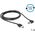 Kabel USB Delock USB-A - USB-A 1 m Czarny (83464)
