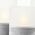 LED επιτραπέζιο φωτιστικό BRILLIANT BOUGIE, IP44, 2500K, 2xAA, χρονοδιακόπτης, ματ λευκό γυαλί, 3 τεμ