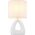 Φωτιστικό επιτραπέζιο GLOBO TRIANGLE, 1 x E14, 40W, λευκό, κεραμικό, 17 x 10 x 30 cm