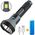 φακός LED ENTAC, IP54, 3W+3W, 180lm, επαναφορτιζόμενος, USB, COB, λειτουργία powerbank