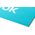 Reebok Mata treningowa RAMT-11024BLL 173 cm x 61 cm x 0.4 cm niebieska