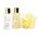 Σετ μπάνιου IDC Institute Mandarin & Grapefruit: Τζελ ντους, 100 ml + Λοσιόν σώματος, 100 ml + Σφουγγάρι, 1 τεμ + Καλλυντική τσάντα, 1 τεμ.