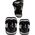 L.A. Sports ZESTAW OCHRANIACZY JUNIOR Rozmiar S (37171BK)