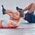 Reebok Mata treningowa RAMT-11024RDL 173 cm x 61 cm x 0.4 cm czerwona