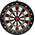 LeanToys Tarcza Dart z Rzutkami Magnetycznymi 6 Sztuk