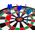 LeanToys Tarcza Dart z Rzutkami Magnetycznymi 6 Sztuk