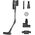 AENO Cordless Stick Vacuum Cleaner SC2  29.6V DC  530W  2500mAh  foldable tube  turbo main and mite brush  selfstanding