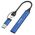 CANYON HUB DS-02 4 σε 1 USB-A/C Μπλε