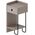 ΚΡΕΒΑΤΙ TBL SIRIUSLEFT L. BRWN 30X32X61
