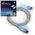 Kabel USB MediaRange USB-A - USB-B 1.8 m Przezroczysty (MRCS109)