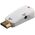 Video HDMI M - VGA (D-Sub) (F), bia�y
