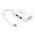 Adapter AV Delock DisplayPort Mini - DisplayPort - HDMI - DVI biały (61768)
