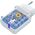 Kabel USB Dudao A20EU USB-A 18W + USB-A - micro USB White