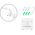 77-855# Kamera ip blow 8mp bl-i8is28bwm/poe biała tubowa mikrofon