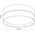 TK Lighting Eco 5775 πλαφονιέρα φωτιστικό οροφής 3x15W E27 λευκό/γκρι
