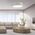 Φωτιστικό οροφής Tk Lighting Kantoor 6195 4x15W E27 λευκό/γκρι