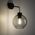 TK Lighting Cubus 10243 απλίκα τοίχου λάμπα 1x15W E27 γραφίτης/μαύρο